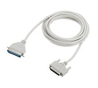 sourcing map DB25 25-Pin Parallel Port Printer Cable, 14.9ft(4.5m) DB25 25 Pin Male to CN36 36 Pin Male Converter with Nickel-Plated Connectors for Scanners Printers Beige
