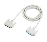 sourcing map DB25 25-Pin Parallel Port Printer Cable, 14.9ft(4.5m) DB25 Male to Female 25 Pin Converter with Nickel-Plated Connectors for Scanners Printers Beige
