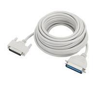 sourcing map DB25 25-Pin Parallel Port Printer Cable, 29.7ft(9.0m) DB25 25 Pin Male to CN36 36 Pin Male Converter with Nickel-Plated Connectors for Scanners Printers Beige