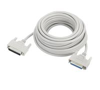 sourcing map DB25 25-Pin Parallel Port Printer Cable, 29.7ft(9.0m) DB25 Male to Female 25 Pin Converter with Nickel-Plated Connectors for Scanners Printers Beige