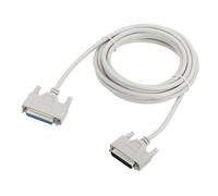 sourcing map DB25 25-Pin Parallel Port Printer Cable, 8.9ft(2.7m) DB25 Male to Female 25 Pin Converter with Nickel-Plated Connectors for Scanners Printers Beige