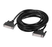 sourcing map DB25 Serial Cable, 28AWG Aluminium Foil Shielded DB25 Female to Female Straight Through Serial Cable for Data Communication, 16.4 ft