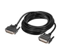 sourcing map DB25 Serial Cable, 28AWG Aluminium Foil Shielded DB25 Male to Male Straight Through Serial Cable for Data Communication, 16.4 ft