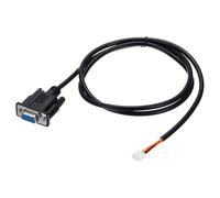 sourcing map DB9 RS232 Serial Cable, 24AWG DB9 Female to Bare Wire Open End with 3 Wiring Terminals, 232-XH2.54 Extension Cable for Data Communication, 3.3 ft