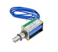 sourcing map DC 12V 10N 10mm Stroke Pull Type Open Frame Solenoid Electromagnet XRN-0730