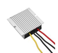 sourcing map DC 12V/24V to DC 5V Power Converter 10A 50W Step Down Converter Adjustable Voltage IP67 Waterproof Transformer Power Supply Module Power Adapter for Car Truck Solar System