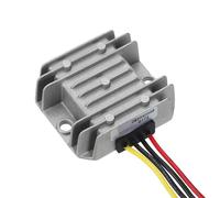 sourcing map DC 36V/48V to DC 12V Power Converter 10A 120W Step Down Converter Adjustable Voltage IP67 Waterproof Transformer Power Supply Module Power Adapter for Car Truck Solar System