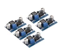 sourcing map DC-DC Buck Converter Voltage Regulator Adjustable Buck Module LM 2596 4-40V to 1.25-37V 3A for Power Adjustment Power Transformers 5 Pcs