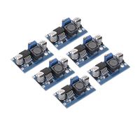 sourcing map DC-DC Buck Converter Voltage Regulator Adjustable Buck Module LM 2596 4-40V to 1.25-37V 3A for Power Adjustment Power Transformers 6Pcs