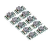 sourcing map DC-DC Buck Converter Voltage Regulator Adjustable Step Down Power Module MINI 4.5-20V to 0.8-17V 2.1A for Power Adjustment Power Transformers 10Pcs