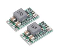 sourcing map DC-DC Buck Converter Voltage Regulator Adjustable Step Down Power Module MINI 4.5-20V to 0.8-17V 2.1A for Power Adjustment Power Transformers 2Pcs