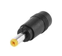 sourcing map DC Plug Adapter, DC Power Adapter 4.75 x 1.7mm Male Barrel Connector to 5.5mm x 2.1mm Female Jack 1 PC Black