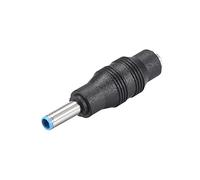 sourcing map DC Power Adapter,Female 5.5mmx2.1mm to 4.5mmx3.0mm Male Plug Tips, Input DC Plug Connector Blue
