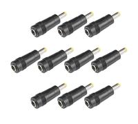 sourcing map DC Power Connector 5.5x2.1mm Female Jack to 4.8x1.7mm Male Adapter Barrel Connector 10pcs