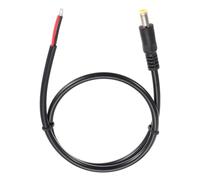 sourcing map DC Power Pigtails Cable, 5.5mm x 2.5mm Male Barrel Plug Connector to Bare Wire Open End 50cm for PC Laptop Toys Cellphone Electronic Device