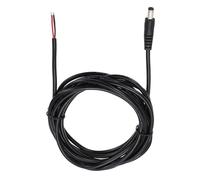 sourcing map DC Power Pigtails Cable, 5.5mm x 2.5mm Male Barrel Plug Connector to Bare Wire Open End 300cm for PC Laptop Toys Cellphone Electronic Devices