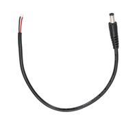 sourcing map DC Power Pigtails Cable, 5.5mm x 2.5mm Male Barrel Plug Connector to Bare Wire Open End 30cm for PC Laptop Toys Cellphone Electronic Devices