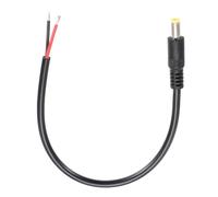 sourcing map DC Power Pigtails Cable,5.5mmx2.5mm Male Barrel Plug 25cm | Connector to Bare Wire Open End for PC Laptop Toys Cellphone Electronic Device
