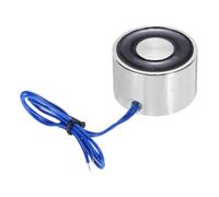 sourcing map DC12V 30KG Lift Holding Electromagnet Sucking Disc Electric Lifting Magnet Solenoid