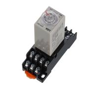 sourcing map DC12V Timer Relay, 4PDT Time Relay Timing Delay on Time 14 Pin 2S-60S Knob Control, H3Y-4