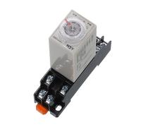 sourcing map DC12V Timer Relay, DPDT Time Relay Timing Delay on Time 8 Pin 0S-10S Knob Control, H3Y-2