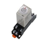 sourcing map DC12V Timer Relay, DPDT Time Relay Timing Delay on Time 8 Pin 1S-30S Knob Control, H3Y-2