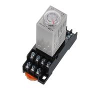 sourcing map DC24V Timer Relay, 4PDT Time Relay Timing Delay on Time 14 Pin 2S-60S Knob Control, H3Y-4