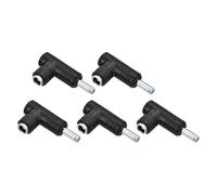 sourcing map DC5525 Female Input to 30V 240W DC4530 Male Output Power Converter Connector Adapter Max 240W 5.5x2.5mm Female Jack to 4.5x0.6mm Male Elbow Barrel Converter for Laptop, 2pcs Blue