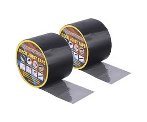 sourcing map Deck Joist Tape 10CM x 15.2M, 2 Rolls Butyl Joist Tape for Decking, Deck Joist Flashing Tape for Wood Joists Beams