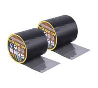 sourcing map Deck Joist Tape 15CM x 15M, 4 Rolls Butyl Joist Tape for Decking, Waterproof Deck Joist Flashing Tape for Wood Joists and Beams Black