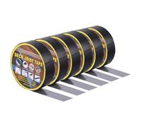 sourcing map Deck Joist Tape 4CM x 15.2M, 6 Rolls Butyl Joist Tape for Decking, Deck Joist Flashing Tape for Wood Joists Beams