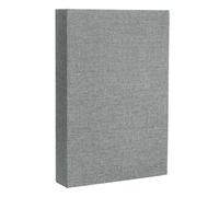sourcing map Decorative Books, 9.8 x 7.3 Linen Fake Books for Decoration Faux Decor Book for Modern Aesthetic Home Office Coffee Table Shelf Desktop Display, Dark Grey