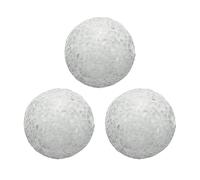 Sourcing Map Decorative Glass Balls - 3 Pcs, 2.36 Inch Orbs, Centerpiece Balls, Mosaic Glass Spheres for Decor, Bowls, Vases, Dining Table, Party, White