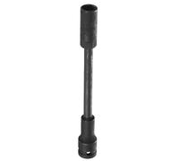 sourcing map Deep Thin Wall 6 Point Impact Socket 1/2" Drive 13mm Socket 8" Extra Long Metric CR-V Steel Spindle Axle Hex Sockets for Machine Shaft Nuts Bolts Repair, Black