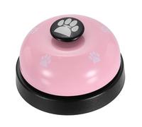sourcing map Desk Call Bells, 2.8" Front Desk Service Bell, Counter Ringing Bell for Office, Hotel, Classroom, Dinner, Restaurant, Pet Training, Light Pink