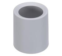 sourcing map Desktop Round Waste Basket, 0.8 gal Open Top Trash Bin Mini Trash Can with Removable Plastic Bin Keeps Liner Bag Hidden Bathroom Garbage for Countertop Kitchen and Car, Light Gray