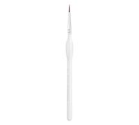 sourcing map Detail Paint Brushes 11mm Pointed Tip 185mm Length Nylon Hair Miniature Painting Brushes for Watercolor Oil Acrylic Painting(2#), White