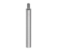 sourcing map Dial Digital Indicator Extension Stem Rod 80mm Length 4.5mm Diameter M2.5 Thread High Speed Steel for Height Depth Gauge, Silver Tone