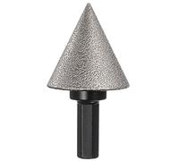 sourcing map Diamond Beveling Chamfer Bits 1.38" Dia 3/8" Hex Shank Cone Grinder Bit, Countersink Drill Bit to Enlarge Holes for Porcelain Tile, Marble, Ceramic, Glass, Stones