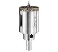 Sourcing Map Diamond Drill Bit 1-1/4" (32mm) Eccentric Drilling Tool with Center Guiding for Glass, Ceramic, Marble, Porcelain, Quartz