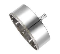 sourcing map Diamond Drill Bit 110mm Glass Hole Saw Core Drill Bit with Spotting Drill Bit for Ceramics Porcelain Tile Bottles Pots Brick