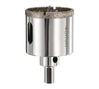 sourcing map Diamond Drill Bit Hole Saw 1-3/4"(45mm) Eccentric Drilling Tool with Center Guiding Drill Bit for Glass Ceramic Marble Porcelain Tile Quartz Gemstone Aquariums