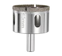 sourcing map Diamond Drill Bit Hole Saw 1-3/4"(45mm) Tile Core Cutting Drilling Tool for Glass Ceramic Marble Porcelain Tile Quartz Gemstone Aquariums
