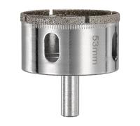 sourcing map Diamond Drill Bit Hole Saw 2-3/32"(53mm) Tile Core Cutting Drilling Tool for Glass Ceramic Marble Porcelain Tile Quartz Gemstone Aquariums