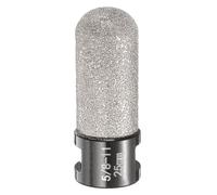 sourcing map Diamond Finger Bit 25mm Dia with 5/8"-11 Thread Diamond Chamfer for Enlarging Shaping Milling Existing Holes on Porcelain Tile Ceramic Marble Countertop, Black