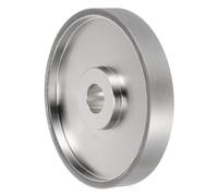 sourcing map Diamond Lapidary Wheel 6 Inch x 1 Inch Arbor Hole 600 Grit Grinding Wheels for Stone, Marble, Glass, Ceramics, Crystal, Carbide, Steel