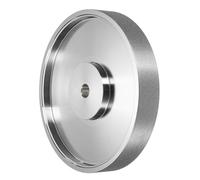 sourcing map Diamond Lapidary Wheel 6 Inch x 1 Inch with 1/2" Arbor Hole 400 Grit Jewelry Grinding Wheels, for Stone Marble Gem Glass Ceramics Crystal Cemented Carbide Steel