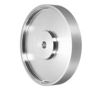 sourcing map Diamond Lapidary Wheel 6 Inch x 1 Inch with 1/2" Arbor Hole 500 Grit Jewelry Grinding Wheels, for Stone Marble Gem Glass Ceramics Crystal Cemented Carbide Steel
