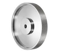 sourcing map Diamond Lapidary Wheel 6 Inch x 1 Inch with 1/2" Arbor Hole 80 Grit Jewelry Grinding Wheels, for Stone, Marble, Gem, Glass, Ceramics, Crystal, Cemented Carbide, Steel