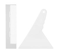 sourcing map Diamond Paint Ruler Kit, Stainless Steel Drawing Ruler with 240 Blank Grids Diamond Mesh Round Dot Drill Alignment Tools for DIY Art Paints Craft (5.12 x 1.26inch, #141)